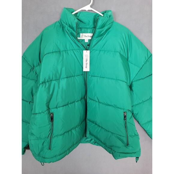 The Drop Women's Ari Cropped Puffer Jacket Size 2X - Picture 4 of 11